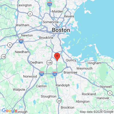 Map to  office in Milton, MA