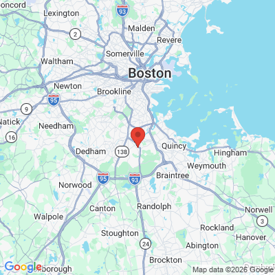 Map to  office in Milton, MA
