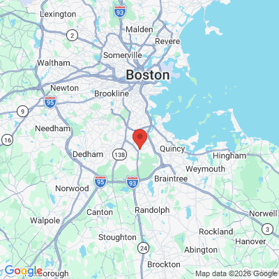 Map to  office in Milton, MA