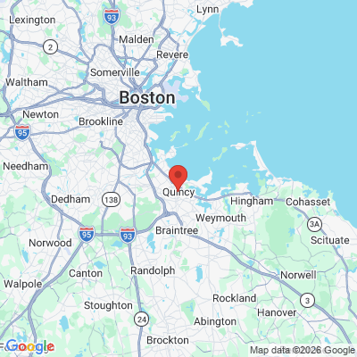 Map to  office in Quincy, MA