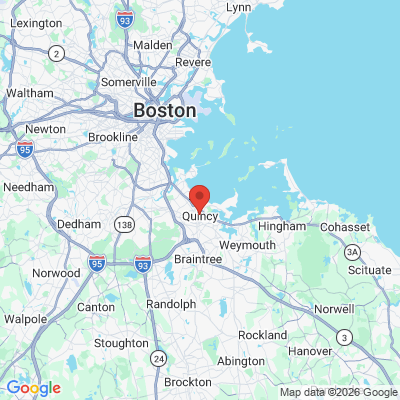 Map to  office in Quincy, MA