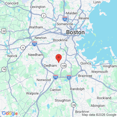 Map to  office in Hyde Park, MA