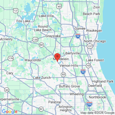 Map to  office in Mundelein, IL