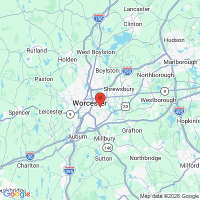 Map to  office in Worcester, MA