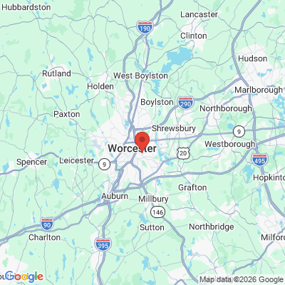 Map to  office in Worcester, MA