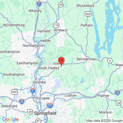 Map to  office in Granby, MA