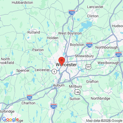 Map to  office in Worcester, MA