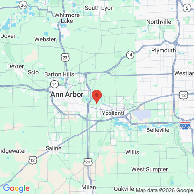 Map to  office in Ypsilanti, MI
