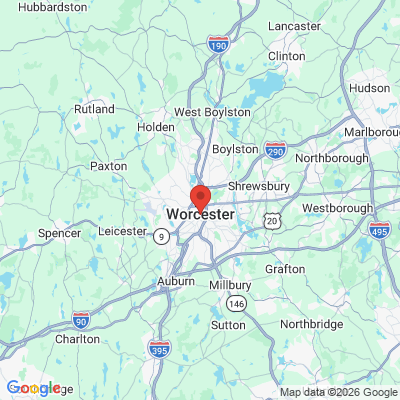 Map to  office in Worcester, MA