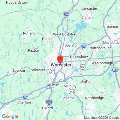 Map to  office in Worcester, MA