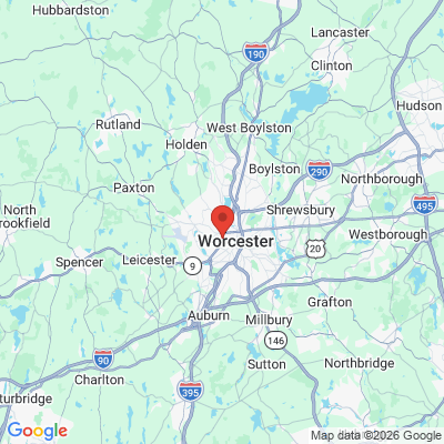 Map to  office in Worcester, MA