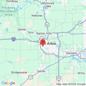 Map to Bonnie P. Patel, DDS, P.C. office in Ann Arbor, MI