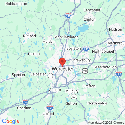 Map to  office in Worcester, MA