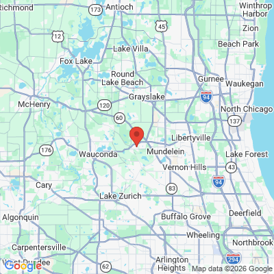 Map to  office in Mundelein, IL