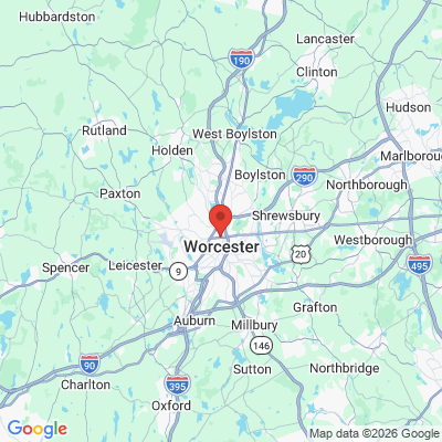 Map to  office in Worcester, MA