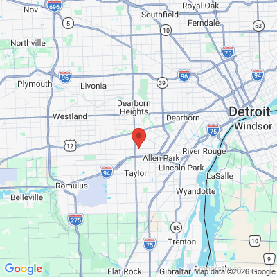 Map to  office in Dearborn Heights, MI