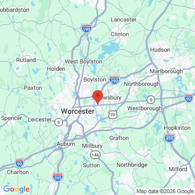Map to  office in Shrewsbury, MA