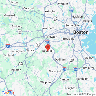 Map to  office in Needham, MA