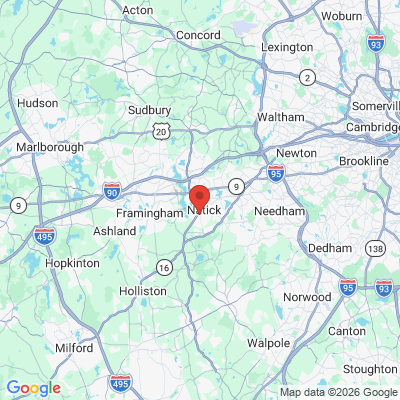 Map to  office in Natick, MA
