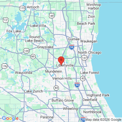 Map to  office in Libertyville, IL