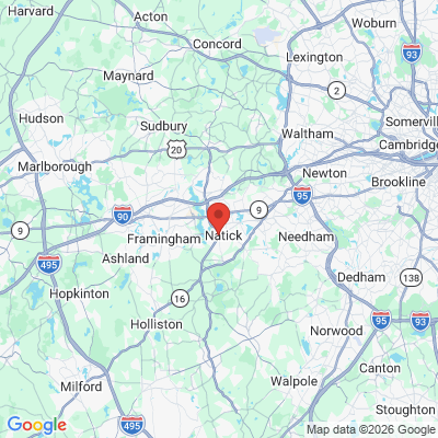 Map to  office in Natick, MA