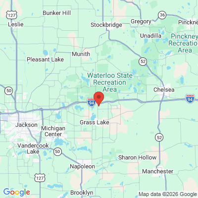 Map to  office in Grass Lake, MI
