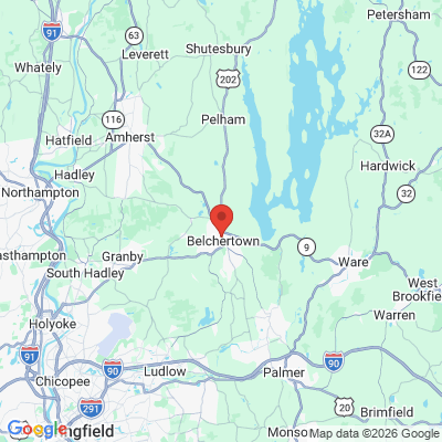 Map to  office in Belchertown, MA