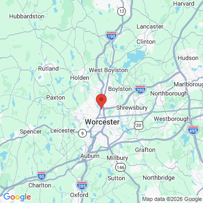 Map to  office in Worcester, MA
