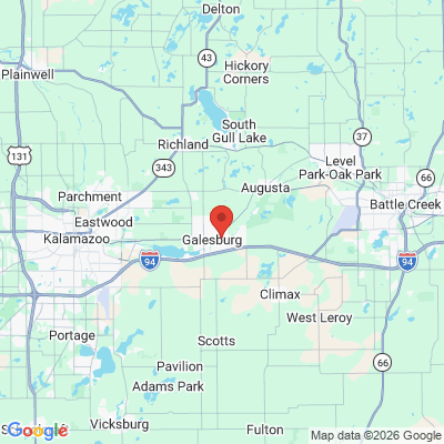 Map to  office in Galesburg, MI
