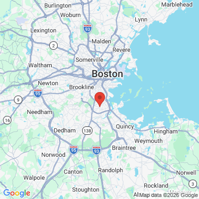 Map to  office in Dorchester Center, MA