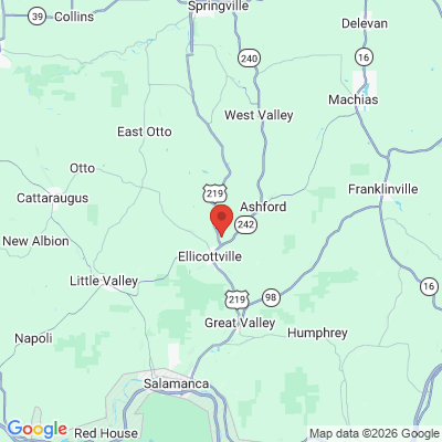 Map to  office in Ellicottville, NY
