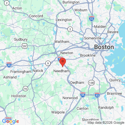 Map to  office in Needham Heights, MA