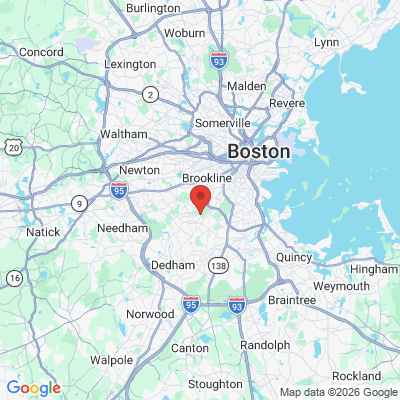 Map to  office in Jamaica Plain, MA