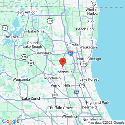 Map to  office in Libertyville, IL