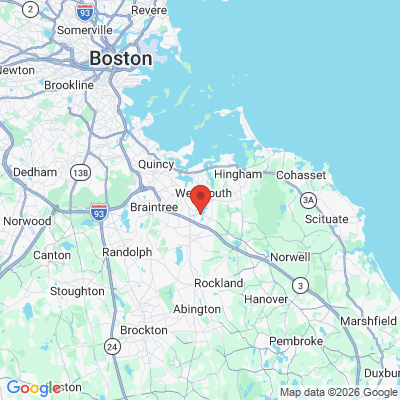 Map to  office in Weymouth, MA