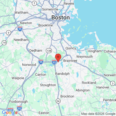 Map to  office in Randolph, MA