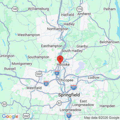 Map to  office in Holyoke, MA