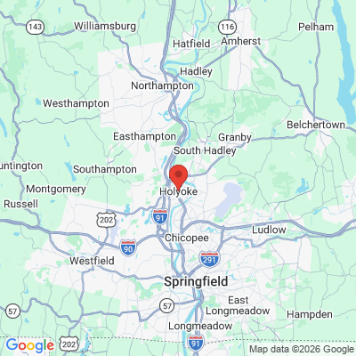 Map to  office in Holyoke, MA