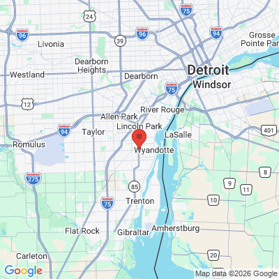 Map to  office in Wyandotte, MI