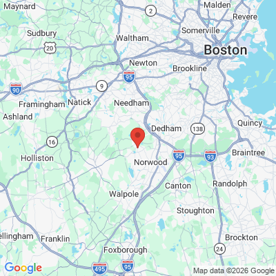 Map to  office in Westwood, MA