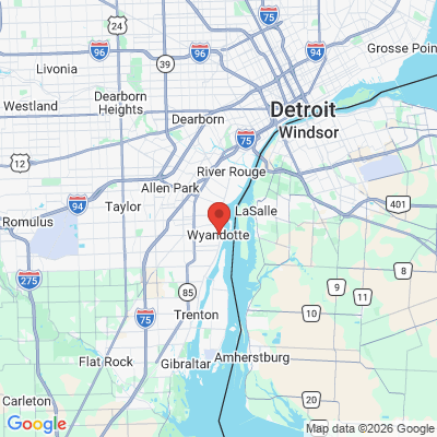 Map to  office in Wyandotte, MI