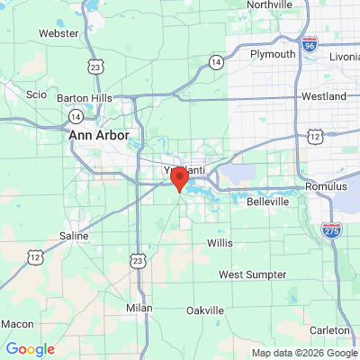 Map to  office in Ypsilanti, MI
