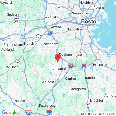 Map to  office in Westwood, MA
