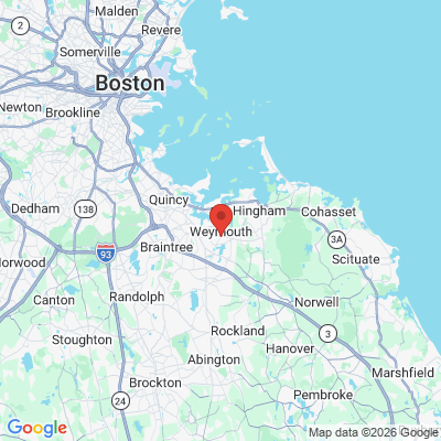 Map to  office in Weymouth, MA
