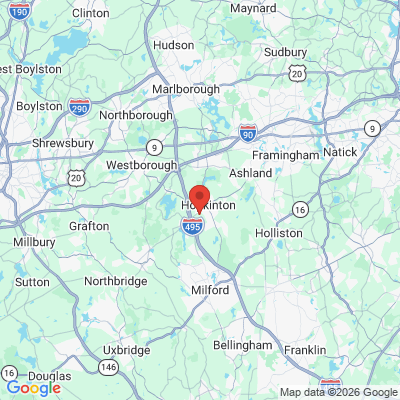 Map to  office in Hopkinton, MA