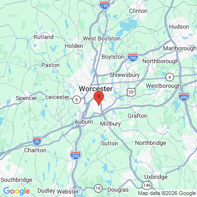 Map to  office in Worcester, MA