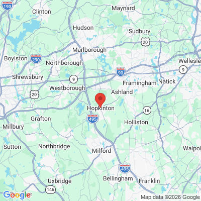 Map to  office in Hopkinton, MA
