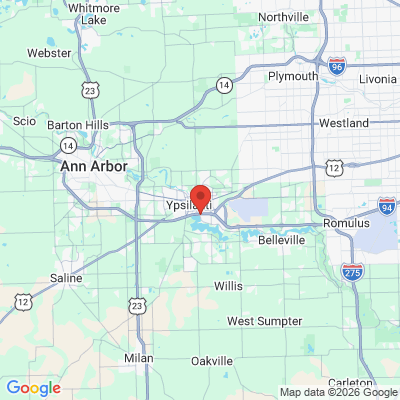 Map to  office in Ypsilanti, MI