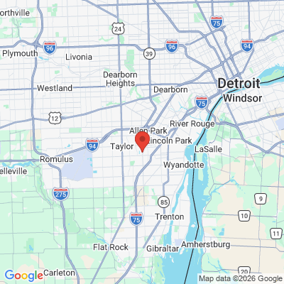Map to  office in Taylor, MI