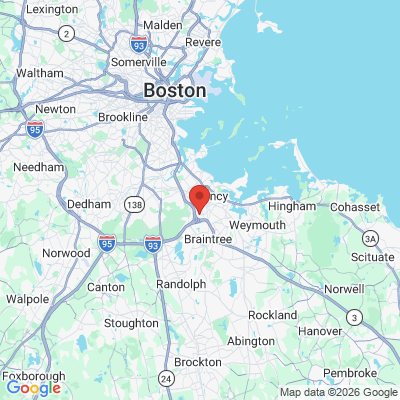 Map to  office in Quincy, MA